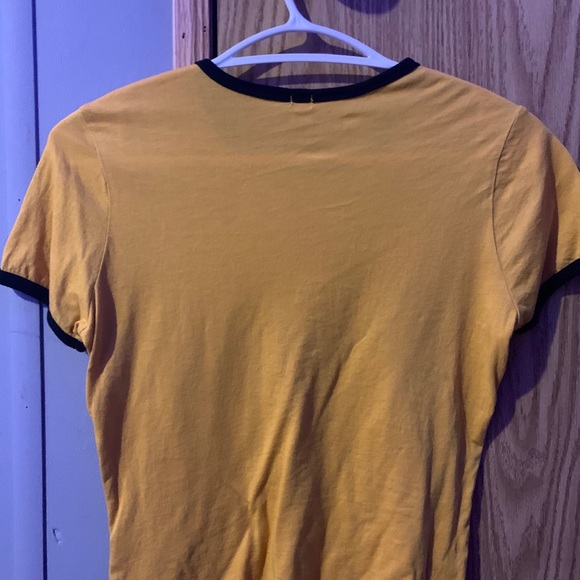 GARAGE size xs yellow graphic tee - Picture 2 of 4